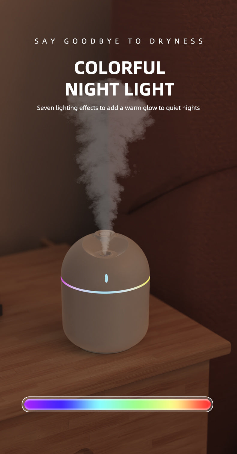 270ML Air Humidifier Cool Mist Aroma Diffuser .