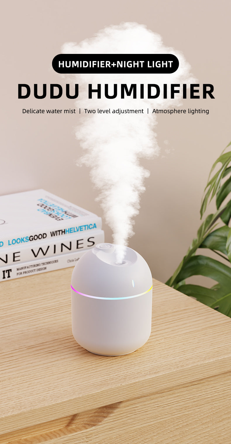 270ML Air Humidifier Cool Mist Aroma Diffuser .