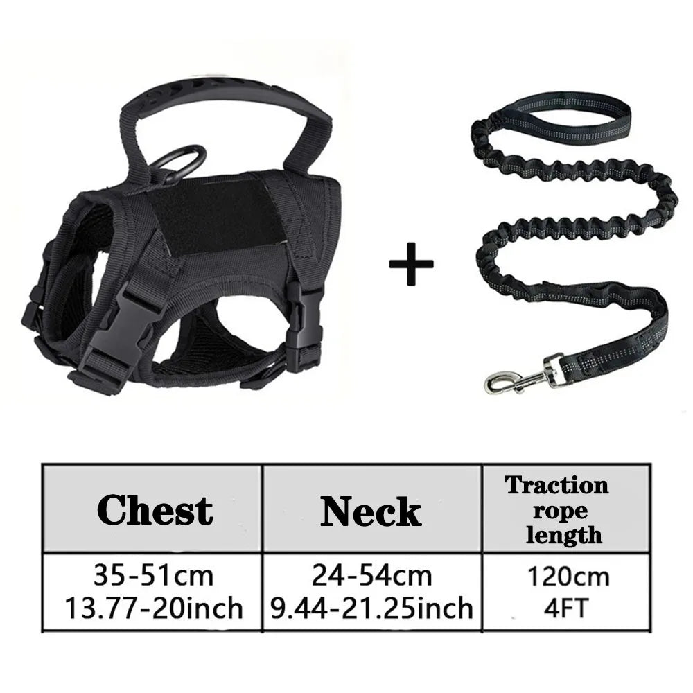 Tactical Cat & Dog Harness Leash For Working
