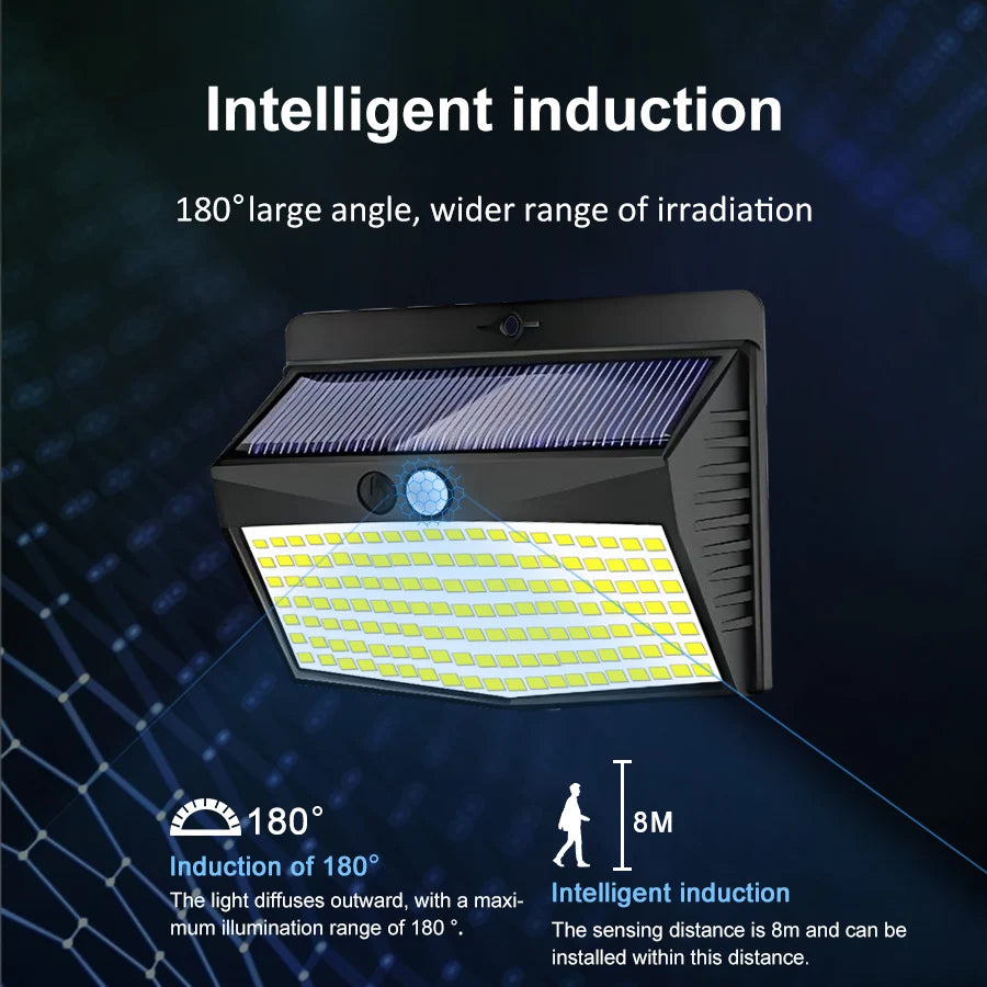 138 LED solar lamp outdoor