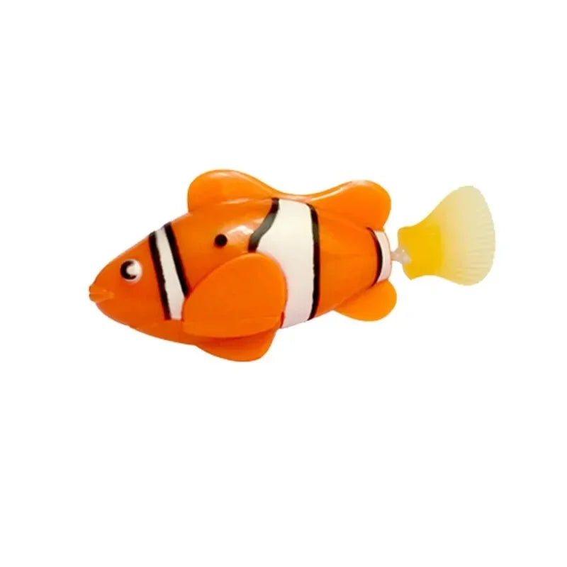 Cat Toy LED Inductive  Swimming Robot Fish Toys.
