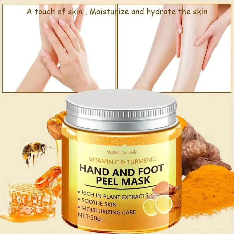 Vitamin C Turmeric Hand and Foot peel mask  .