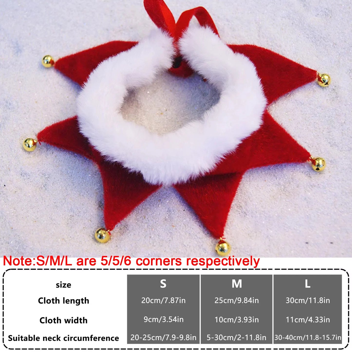 SantaPup™ Festive Jingle Bell Dog Bandana