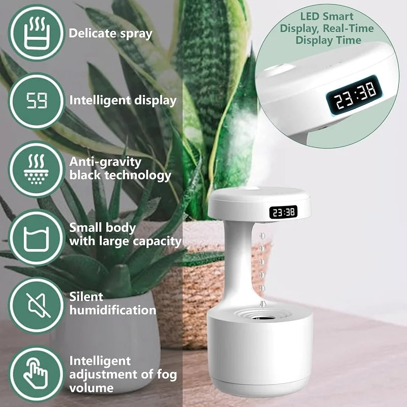 Anti-Gravity Humidifier New Ultrasonic Humidifier .