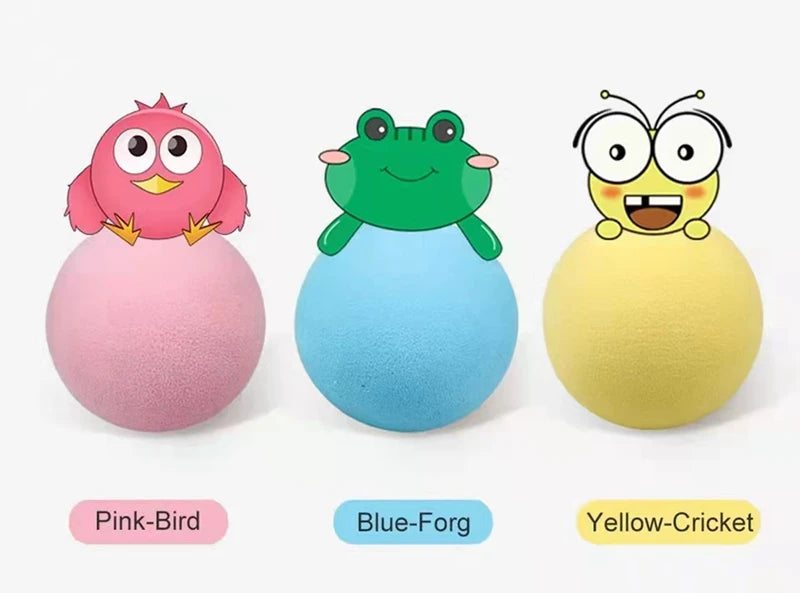 WhiskerPlay™ Smart Squeak Cat Toy Ball.