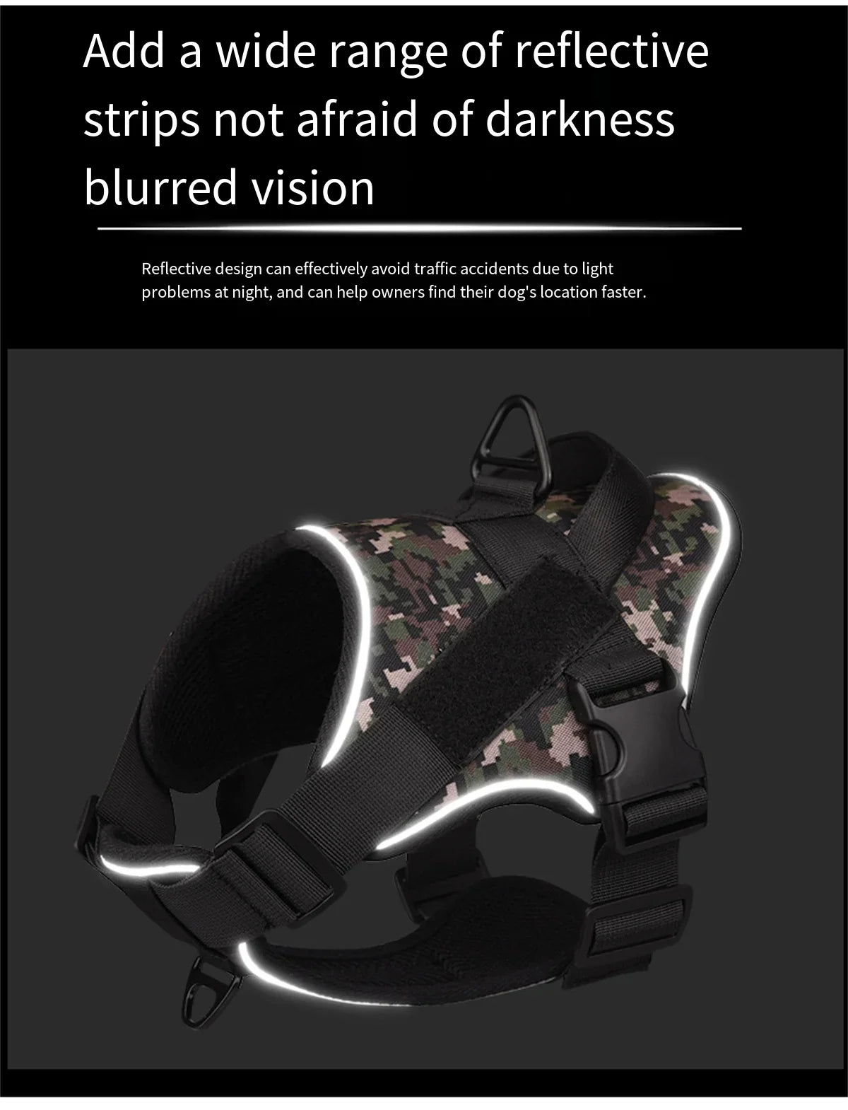 Harness Reflective Chest for dogs