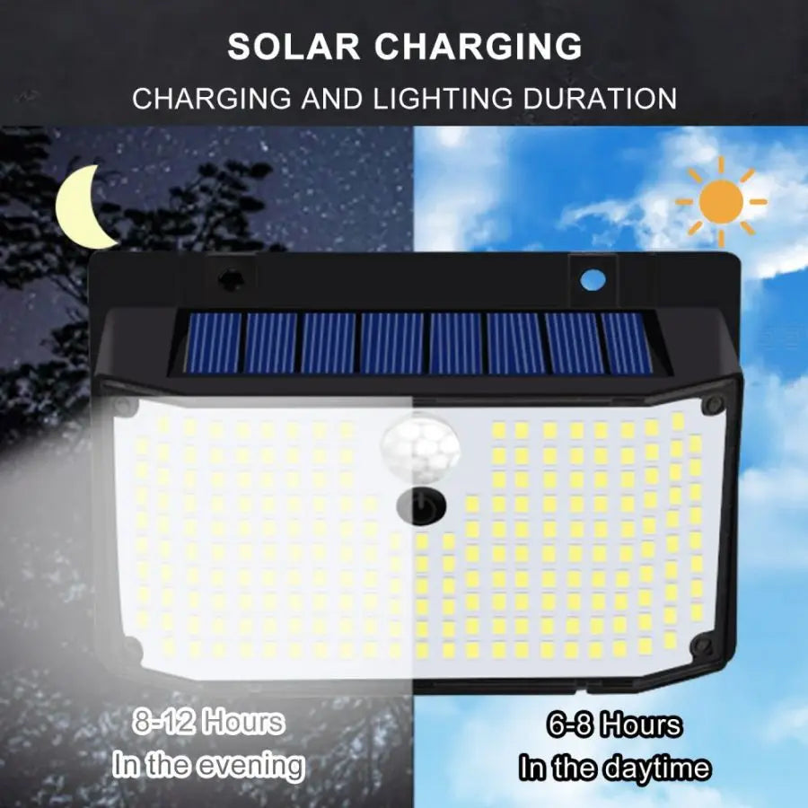 138 LED solar lamp outdoor