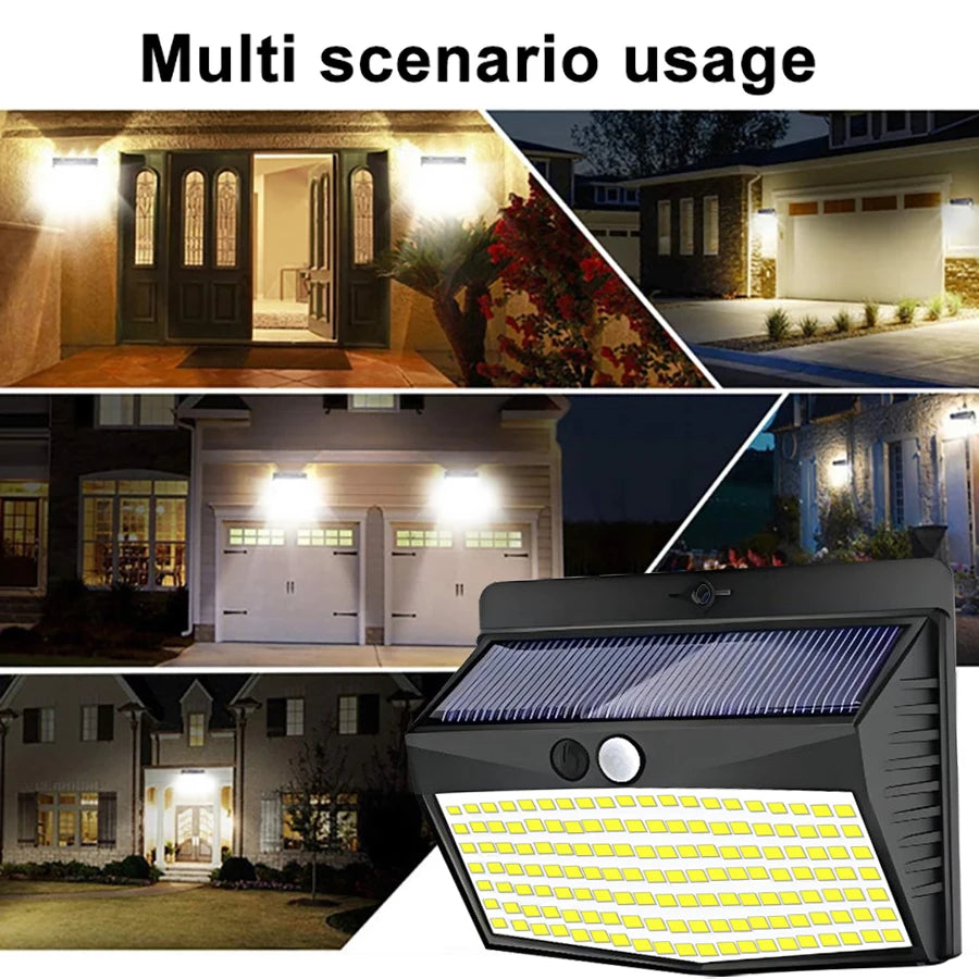 138 LED solar lamp outdoor