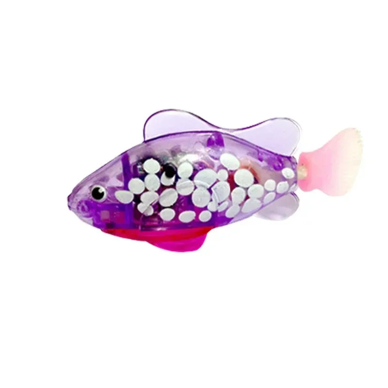 Cat Toy LED Inductive  Swimming Robot Fish Toys.