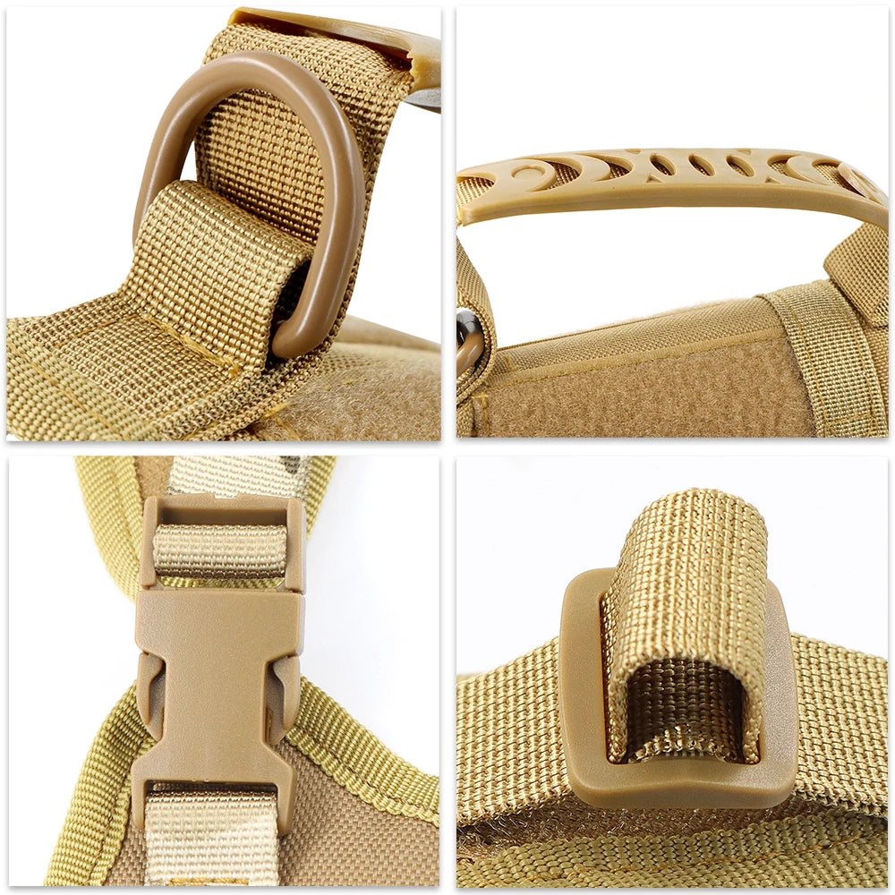 Tactical Puppy Harness Leash For Small Dogs &Cats .