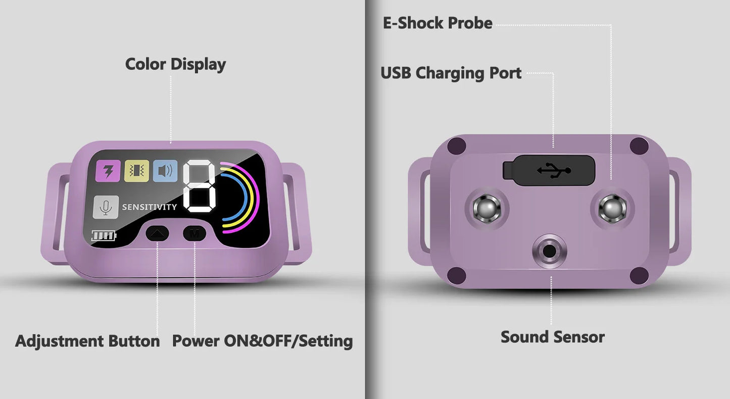 Smart Dog Training Collar for Large Dogs - 3 training modes