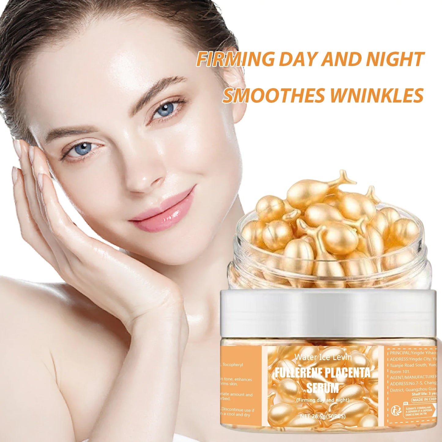 Collagen Face Care Capsules anti Acne and spots  Serum .