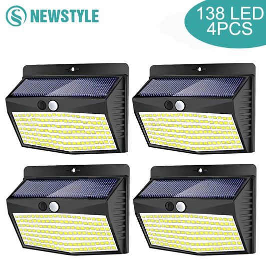 138 LED solar lamp outdoor