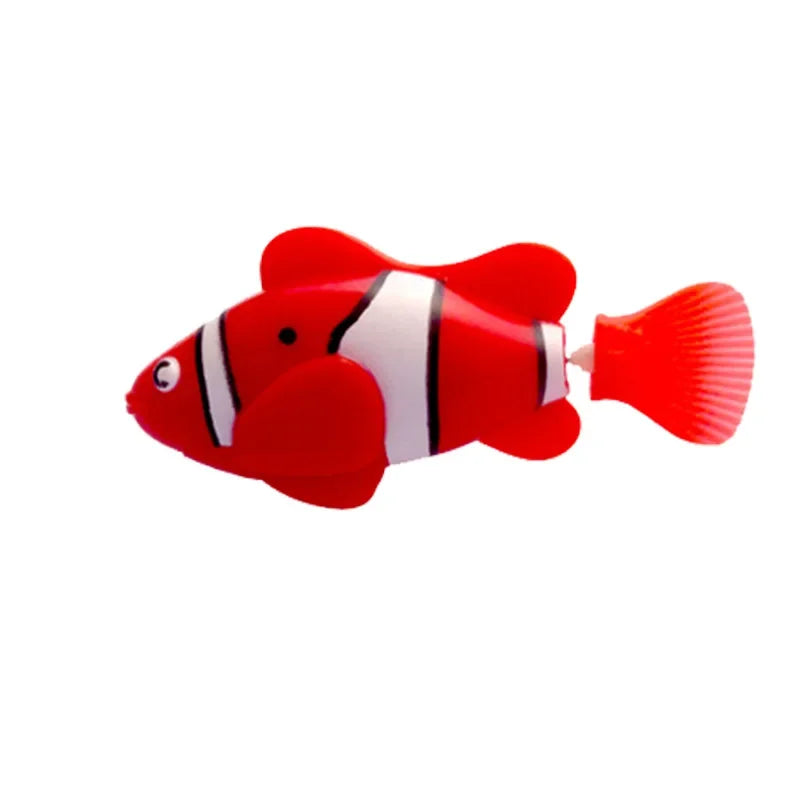 Cat Toy LED Inductive  Swimming Robot Fish Toys.