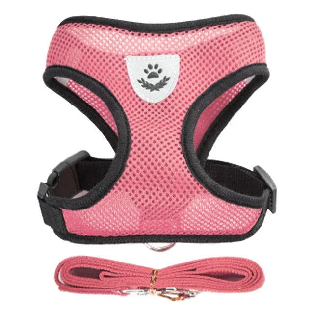 Breathable Pet Harness with Leash