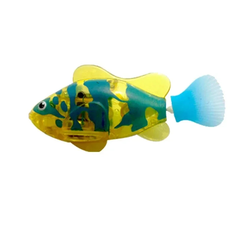 Cat Toy LED Inductive  Swimming Robot Fish Toys.
