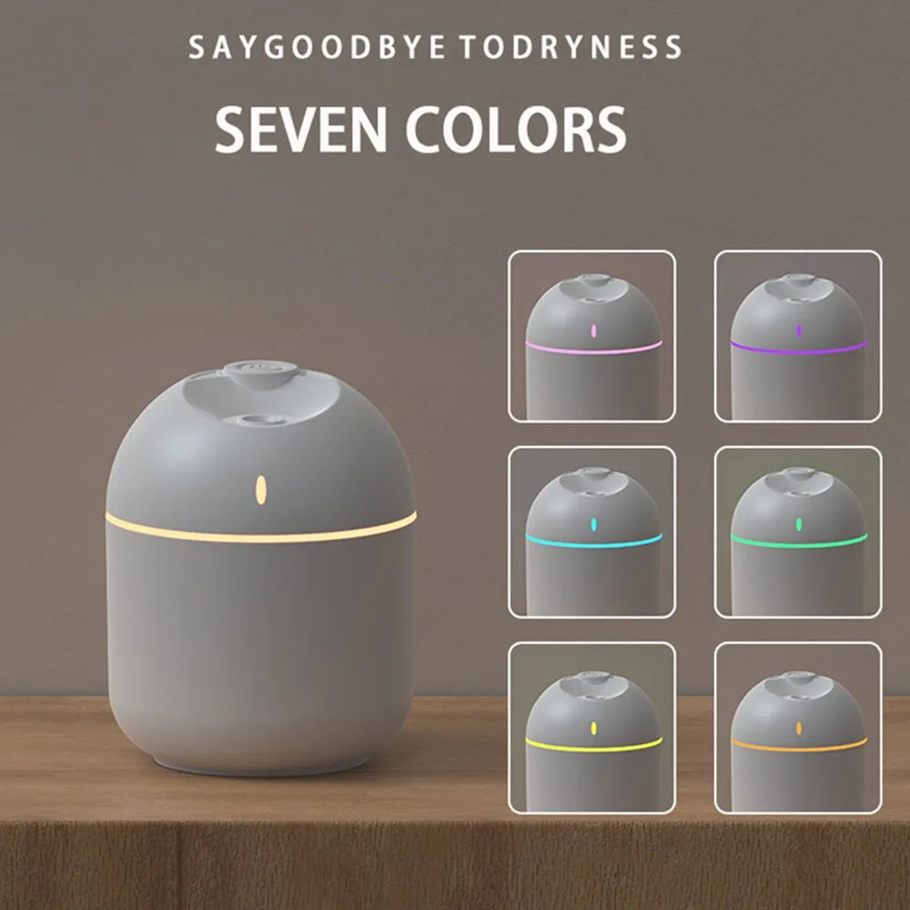 270ML Air Humidifier Cool Mist Aroma Diffuser .
