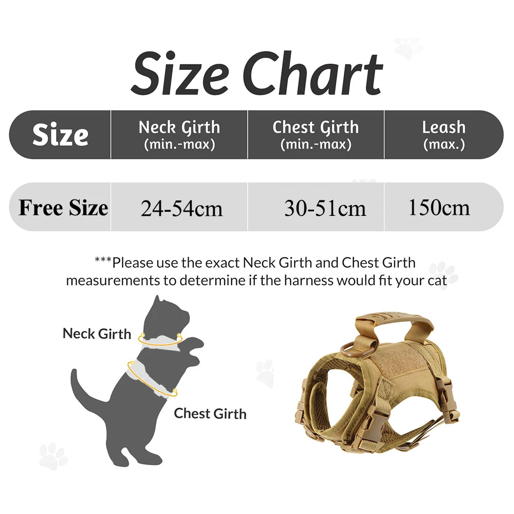 Tactical Puppy Harness Leash For Small Dogs .