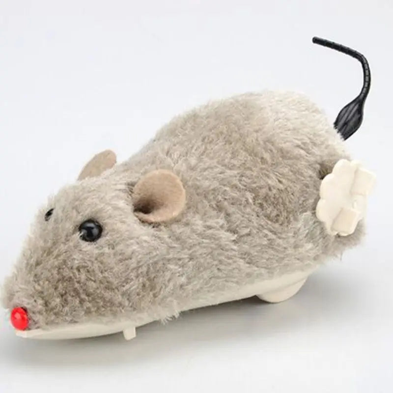 1Pc Funny Lifelike Plush Running Mouse .