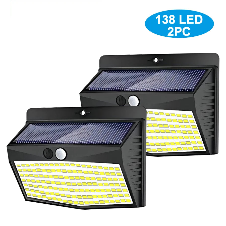 138 LED solar lamp outdoor