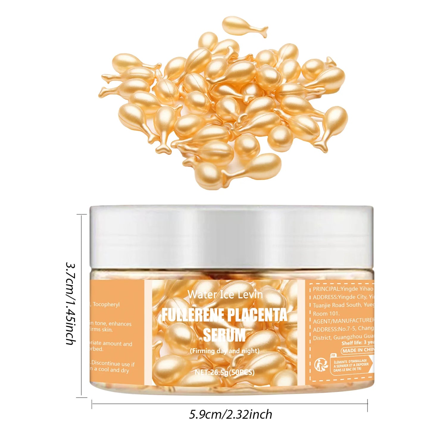 Collagen Face Care Capsules anti Acne and spots  Serum .