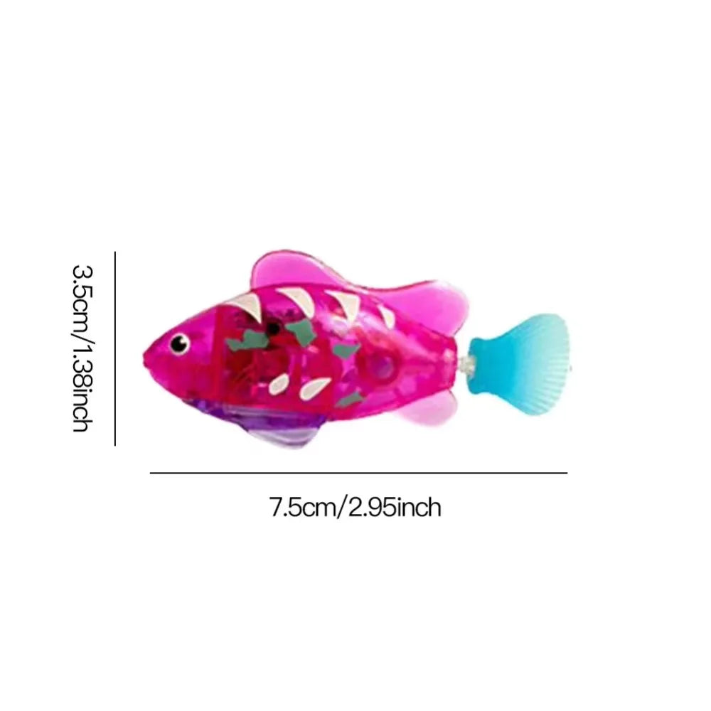 Cat Toy LED Inductive  Swimming Robot Fish Toys.
