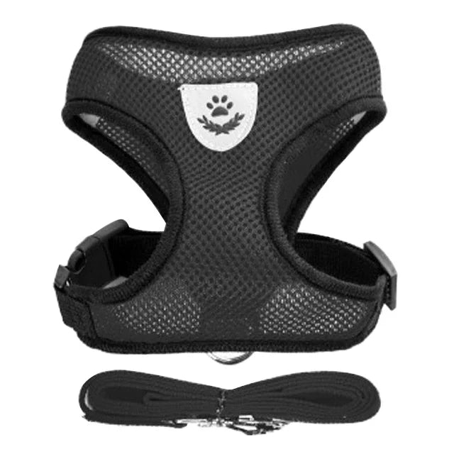 Breathable Pet Harness with Leash