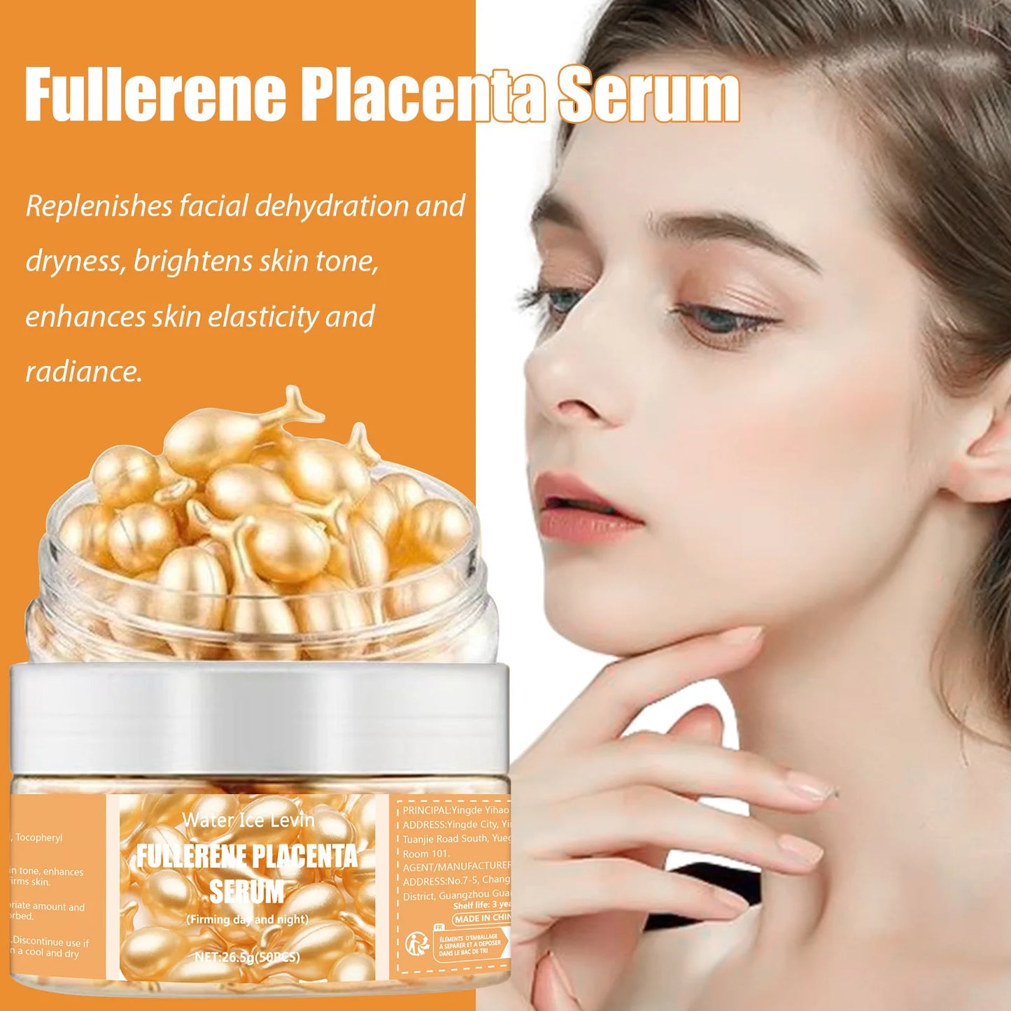 Collagen Face Care Capsules anti Acne and spots  Serum .