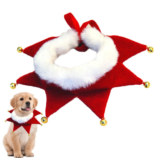 SantaPup™ Festive Jingle Bell Dog Bandana