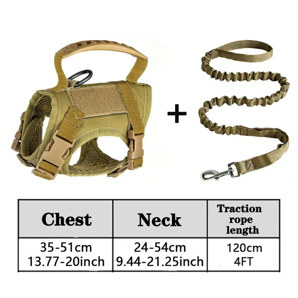Tactical Cat & Dog Harness Leash For Working