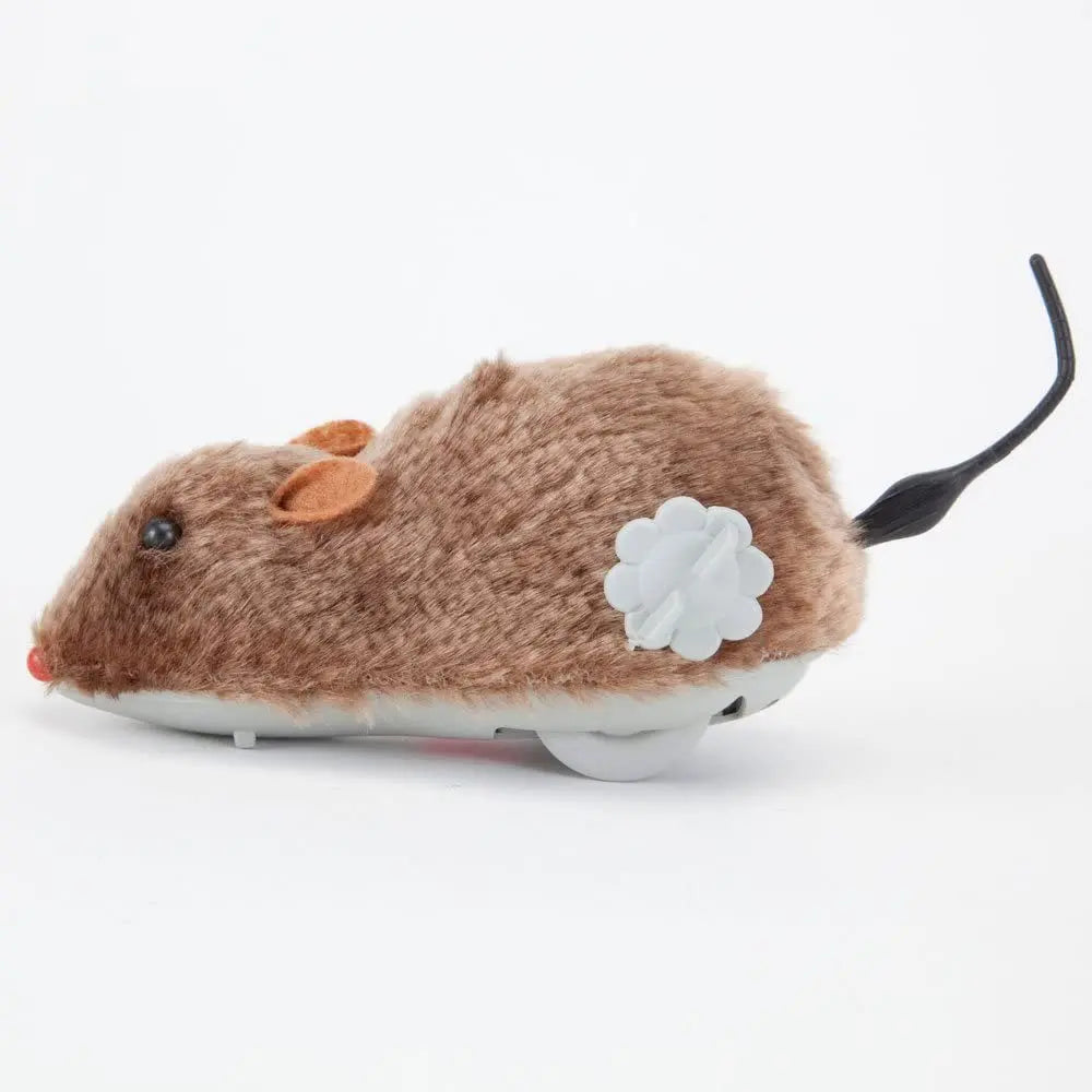 1Pc Funny Lifelike Plush Running Mouse .