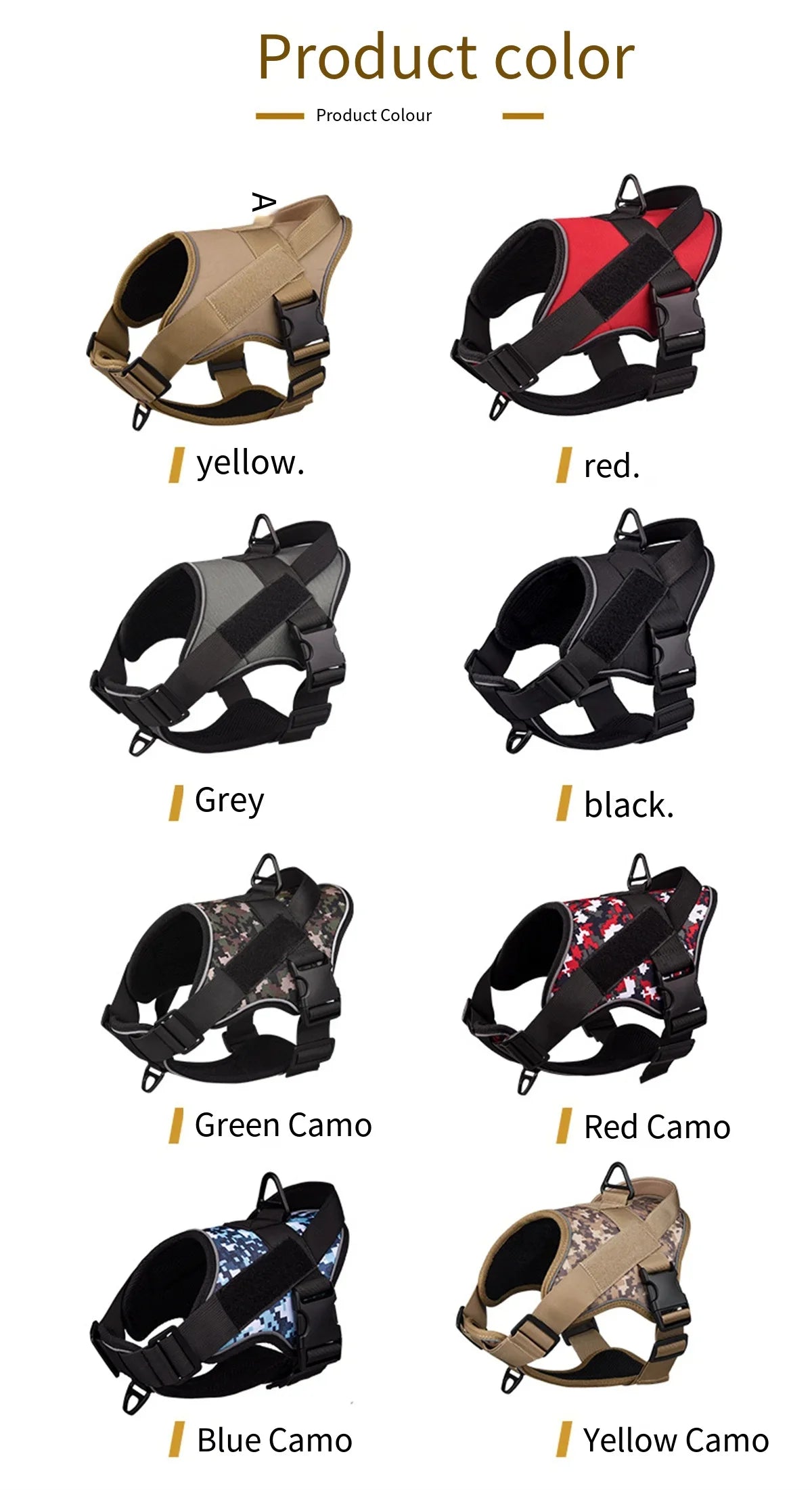 Harness Reflective Chest for dogs