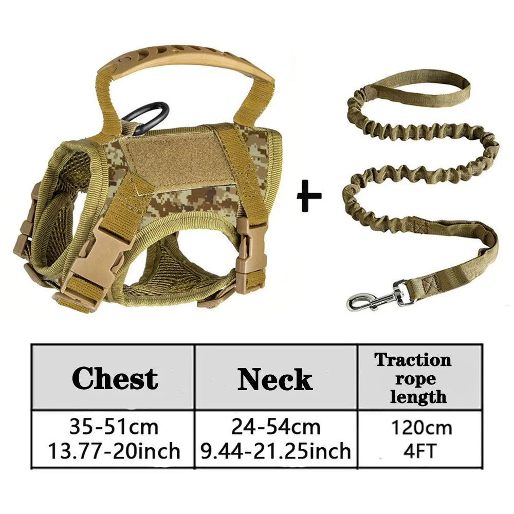 Tactical Cat & Dog Harness Leash For Working