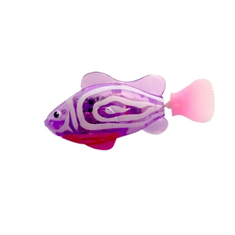 Cat Toy LED Inductive  Swimming Robot Fish Toys.
