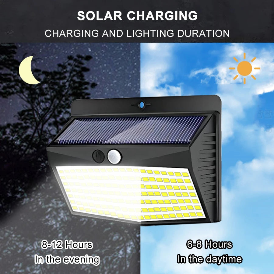 138 LED solar lamp outdoor