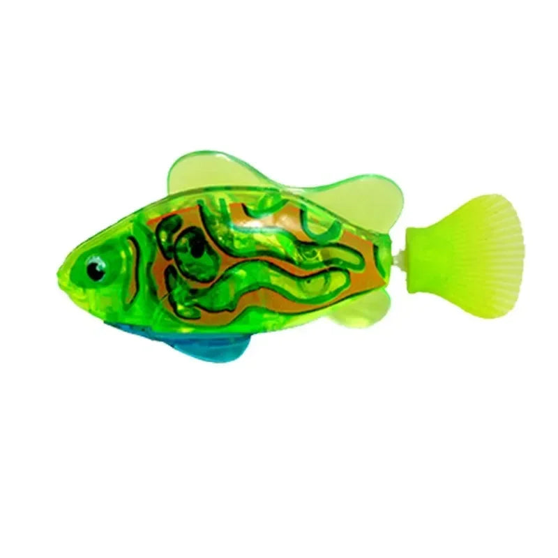 Cat Toy LED Inductive  Swimming Robot Fish Toys.