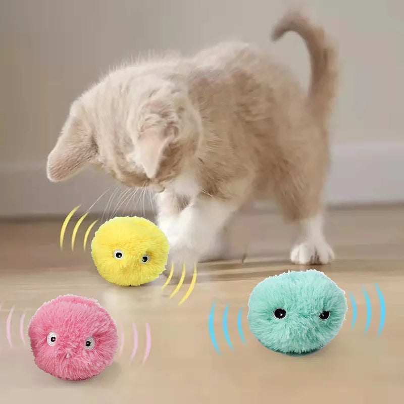 WhiskerPlay™ Smart Squeak Cat Toy Ball.