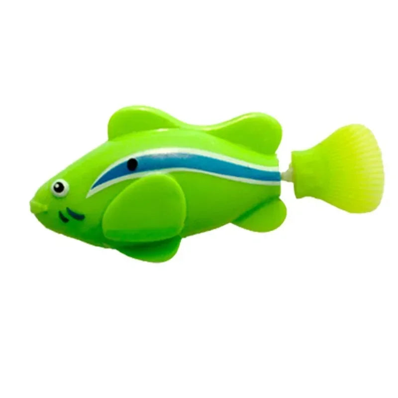 Cat Toy LED Inductive  Swimming Robot Fish Toys.